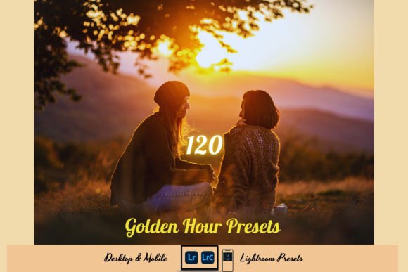 Download 120 Golden Hour Lightroom Presets Bundle - Presets bundle Collection