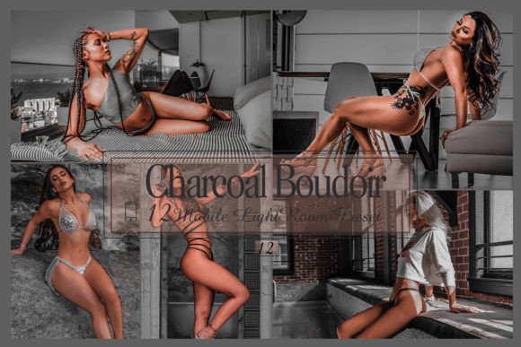 Download 12 Mobile Lightroom, Charcoal Boudoir - Boudoir Collection