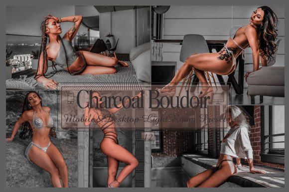 Download 12 Charcoal Boudoir Lightroom Presets - Boudoir Collection