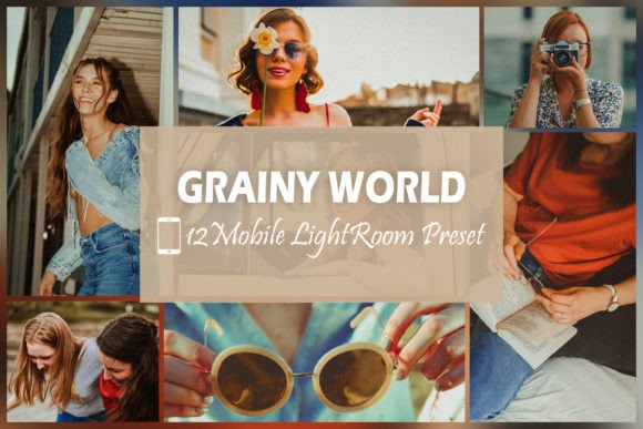 Download 12 Lightroom Mobile Grainy World - Premium Resources